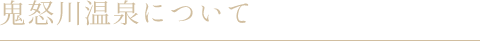 鬼怒川温泉について